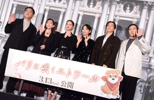當真あみ＆嵐莉菜、まばゆい美しさ！早乙女太一、尾上松也、名塚佳織、谷口悟朗監督と『パリに咲くエトワール』完成披露（21枚目）