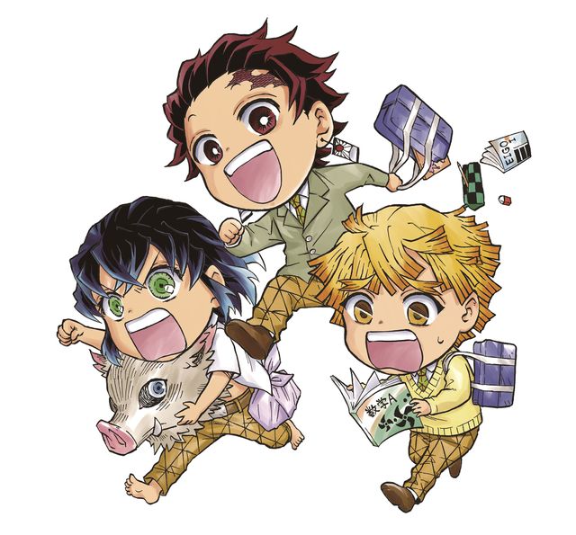 「キメツ学園！」予告カット、吾峠呼世晴の描き下ろしイラスト＆コメント！：フォトギャラリー