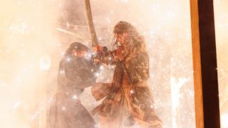 岡田准一「イクサガミ」が世界1位！愁二郎vs無骨、炎の決闘メイキング映像も公開