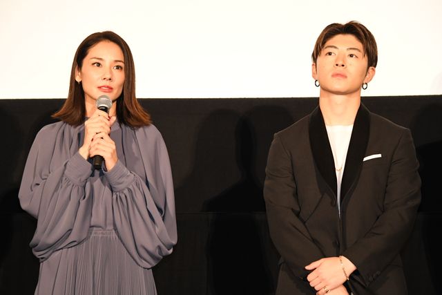 吉田羊×佐野玲於×村上虹郎『ハナレイ・ベイ』公開記念舞台あいさつ（3枚目）