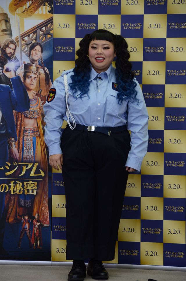 渡辺直美が生着替え！映画『ナイト　ミュージアム／エジプト王の秘密』アフレコ会見フォトギャラリー（10枚目）