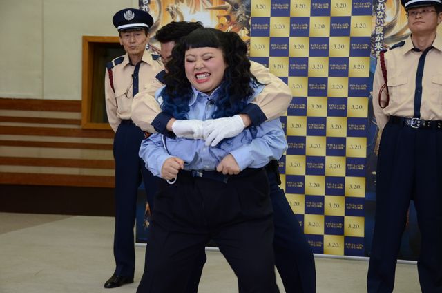 渡辺直美が生着替え！映画『ナイト　ミュージアム／エジプト王の秘密』アフレコ会見フォトギャラリー（16枚目）