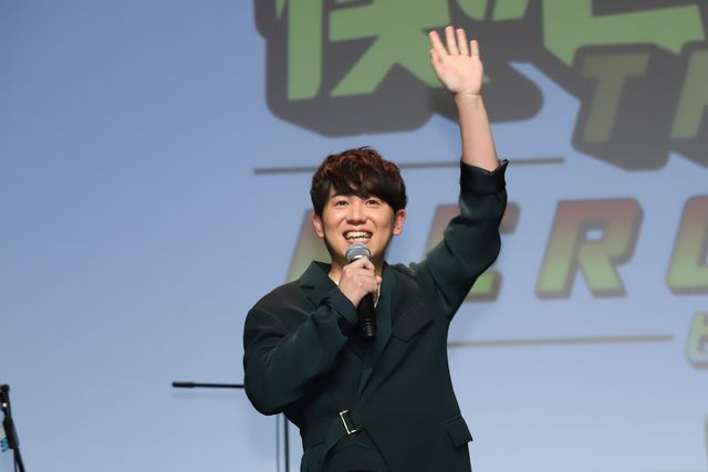 山下大輝＆デク、今田美桜の好きなキャラに選ばれガッツポーズ！劇場版『ヒロアカ』完成披露試写会（11枚目）