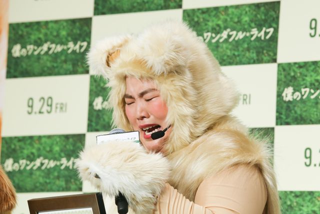 AmazonプライムのCMで人気者に！ふさふさのワンコ・ゼウスくん『僕のワンダフル・ライフ』宣伝ワンバサダー就任会見イベント（10枚目）