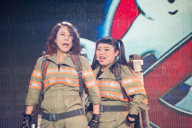 友近、渡辺直美、椿鬼奴、しずちゃんがゴーストバスターズになりきる！フォトギャラリー（5枚目）