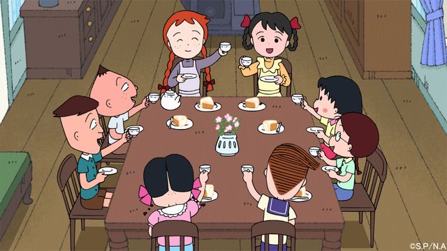 「ちびまる子ちゃん」まる子が「赤毛のアン」アンとお茶会！「まる子、夜の図書館に泊まる」の巻（7枚目）