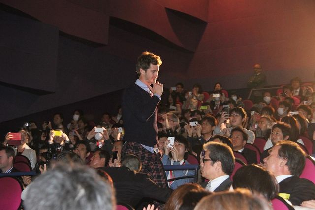 『アメイジング・スパイダーマン2』アンドリュー・ガーフィールド＆エマ・ストーン、ジェイミー・フォックスらが来日！フォトギャラリー：フォトギャラリー