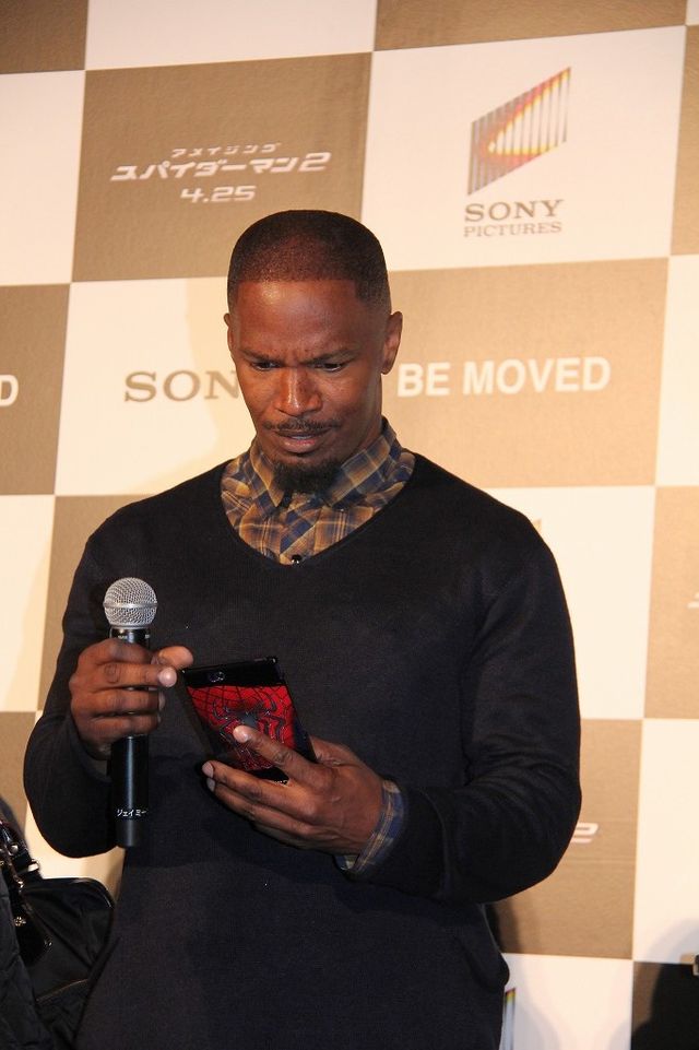 『アメイジング・スパイダーマン2』アンドリュー・ガーフィールド＆エマ・ストーン、ジェイミー・フォックスらが来日！フォトギャラリー（4枚目）