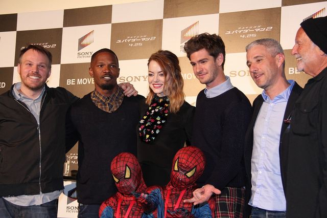 『アメイジング・スパイダーマン2』アンドリュー・ガーフィールド＆エマ・ストーン、ジェイミー・フォックスらが来日！フォトギャラリー（7枚目）