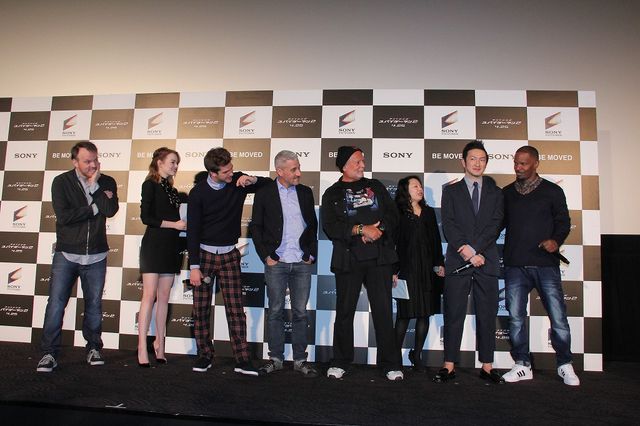 『アメイジング・スパイダーマン2』アンドリュー・ガーフィールド＆エマ・ストーン、ジェイミー・フォックスらが来日！フォトギャラリー（17枚目）