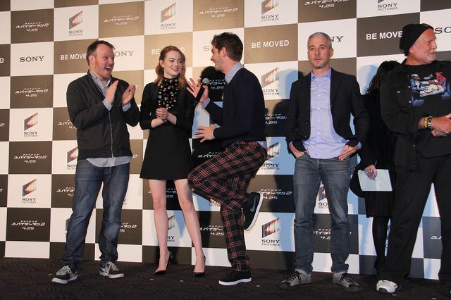 『アメイジング・スパイダーマン2』アンドリュー・ガーフィールド＆エマ・ストーン、ジェイミー・フォックスらが来日！フォトギャラリー（18枚目）