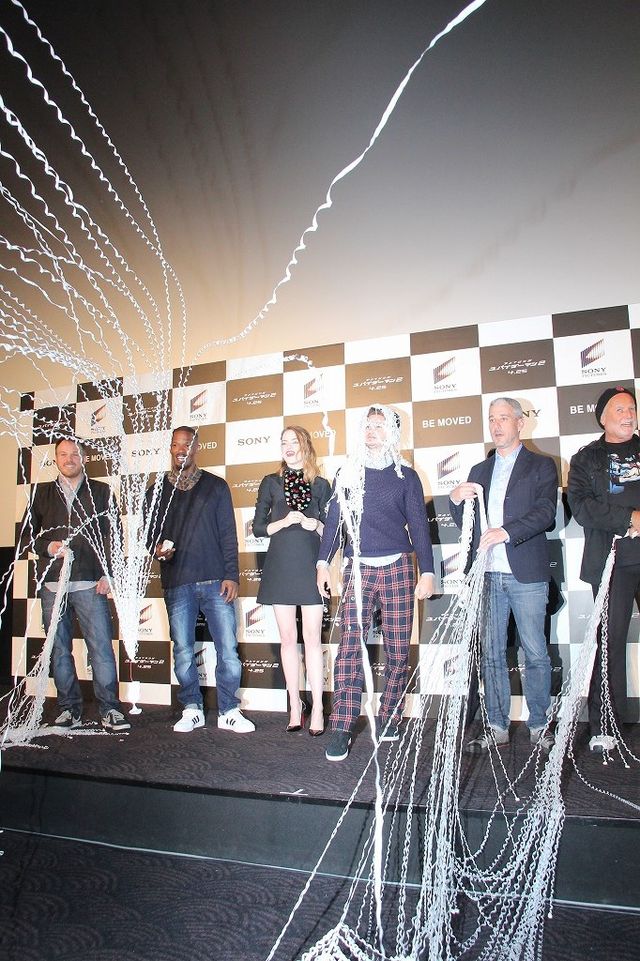 『アメイジング・スパイダーマン2』アンドリュー・ガーフィールド＆エマ・ストーン、ジェイミー・フォックスらが来日！フォトギャラリー（23枚目）