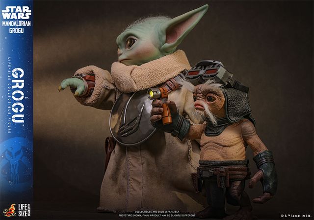 実物大サイズ！『スター・ウォーズ』最新版グローグー＆ドロイド修理屋の1/1スケールフィギュア（16枚目）