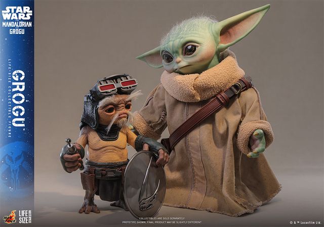 実物大サイズ！『スター・ウォーズ』最新版グローグー＆ドロイド修理屋の1/1スケールフィギュア（18枚目）