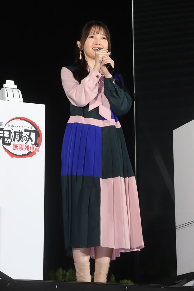 花江夏樹、鬼頭明里、下野紘、松岡禎丞ら鬼滅の刃キャスト登壇！『劇場版「鬼滅の刃」無限列車編』東京スカイツリー点灯式イベント（6枚目）
