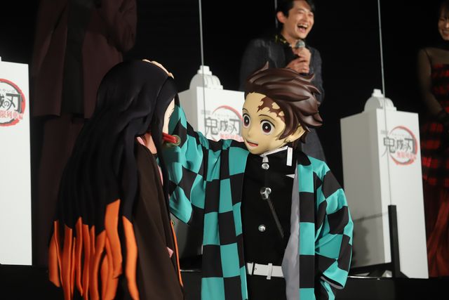 花江夏樹、鬼頭明里、下野紘、松岡禎丞ら鬼滅の刃キャスト登壇！『劇場版「鬼滅の刃」無限列車編』東京スカイツリー点灯式イベント（17枚目）