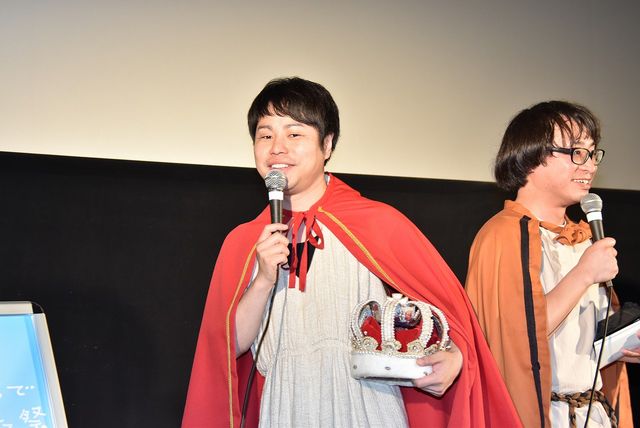 ノンスタ井上、王冠かぶってすっかり王様気分!?映画『マクベス』ジャパンプレミア上映フォトギャラリー（8枚目）