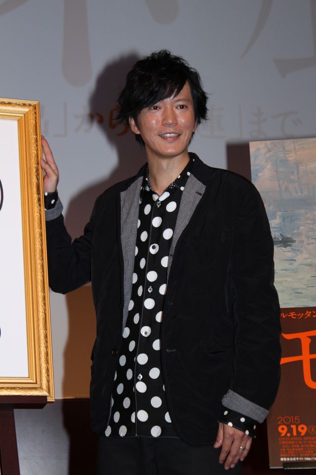 田辺画伯作「かっこいいモネ。」お披露目！「モネ展」記者発表会（11枚目）