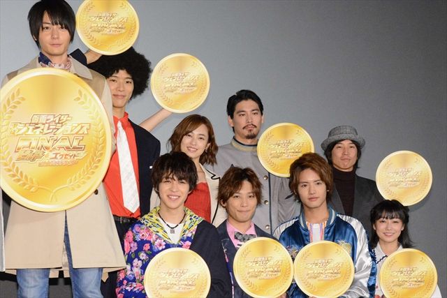 御成役・柳喬之、JK役の土屋シオンも登場！映画『仮面ライダー平成ジェネレーションズ FINAL ビルド＆エグゼイドwithレジェンドライダー』初日舞台あいさつ（32枚目）