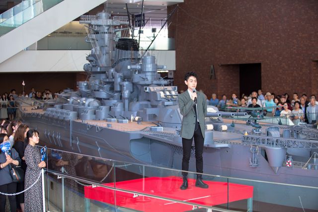 菅田将暉、戦艦大和の資料を見学『アルキメデスの大戦』呉・凱旋イベント（3枚目）