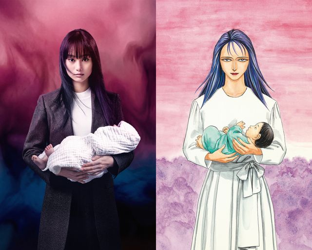 「寄生獣 －TAMIYA－」の忽那汐里と原作の田宮良子