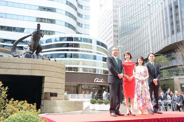 『シン・ゴジラ』のゴジラがベース！新・ゴジラ像除幕式（10枚目）