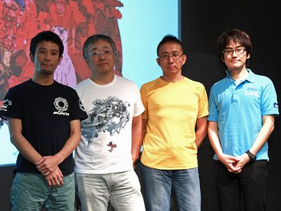 左から森田修平、大友克洋、安藤裕章、カトキハジメ