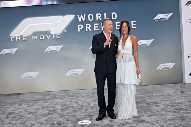 『F1(R)／エフワン』ワールドプレミアでのブラッド・ピット＆イネス・デ・ラモン（5枚目）