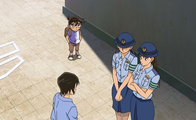 佐藤さんと高木くんも！名探偵コナン「標的（ターゲット）は警視庁交通部（二）」場面カット：フォトギャラリー