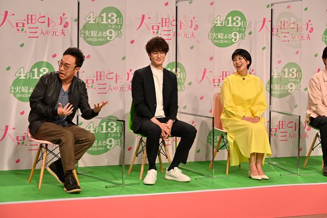 松たか子、岡田将生、角田晃広、松田龍平が登場！「大豆田とわ子と三人の元夫」リモート記者発表会（4枚目）