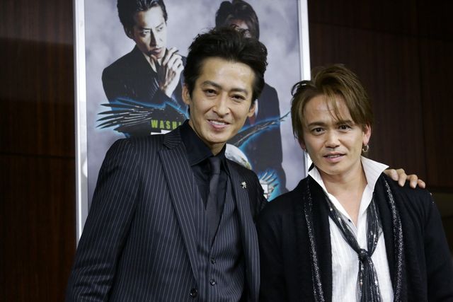 “不仲説”大沢樹生と諸星和己が握手！映画『鷲と鷹』完成披露会見（9枚目）