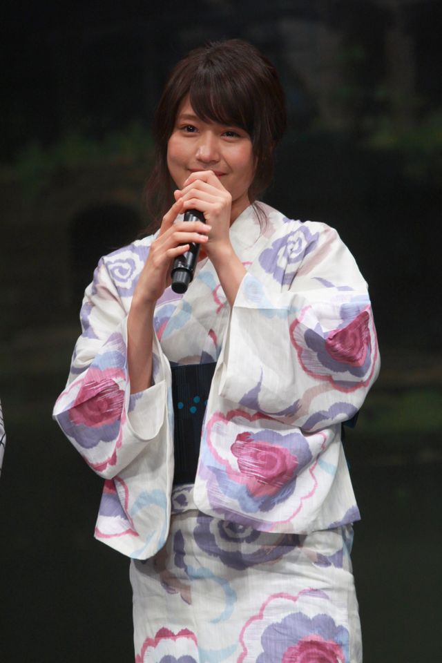 浴衣姿の有村架純が涙…『思い出のマーニー』完成披露試写会フォトギャラリー（6枚目）