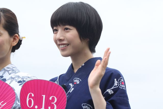 綾瀬、長澤ら4姉妹が浴衣姿で勢ぞろい！『海街diary』大ヒット祈願イベント（7枚目）