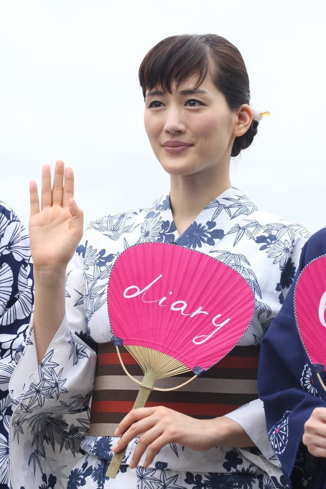 綾瀬、長澤ら4姉妹が浴衣姿で勢ぞろい！『海街diary』大ヒット祈願イベント（12枚目）