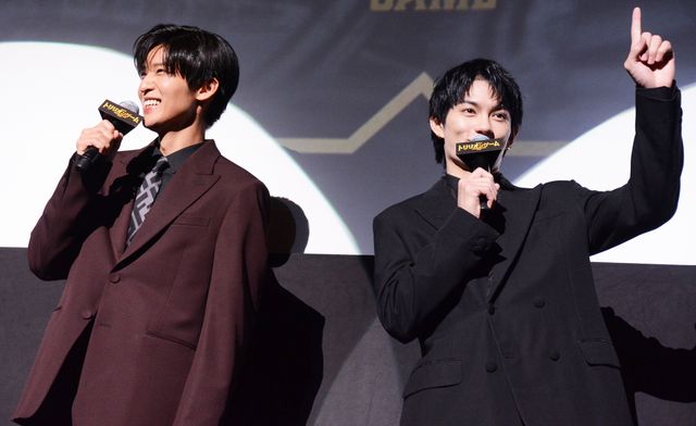 目黒蓮＆佐野勇斗、出会いは「財産」『劇場版　トリリオンゲーム』完成披露フォトギャラリー（4枚目）