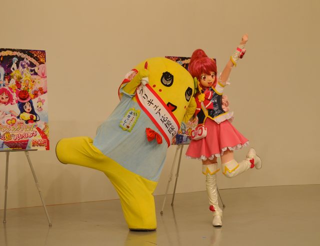 ふなっしー、キュアラブリーと大はしゃぎ！フォトギャラリー：フォトギャラリー