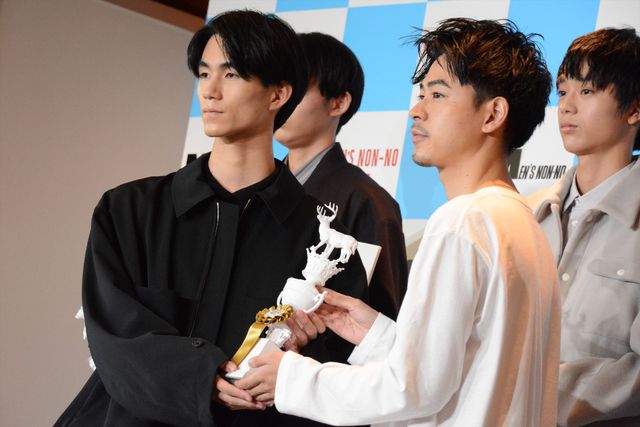 沢村一樹の息子・野村大貴、グランプリに喜び！第34回新メンズノンノモデル発表式（15枚目）