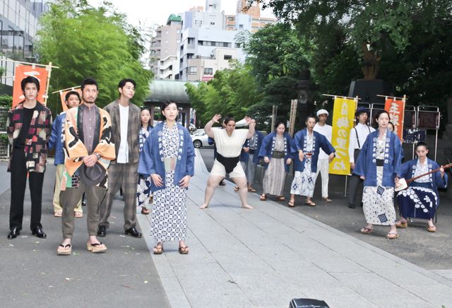 木竜麻生、東出昌大、寛一郎『菊とギロチン』ヒット祈願へ：フォトギャラリー