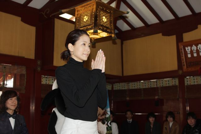 本物のラマ！『ひつじのショーン』最新作ヒット祈願イベント フォトギャラリー（6枚目）