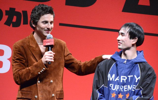 ティモシー・シャラメ来日！窪塚洋介がゲスト登場『マーティ・シュプリーム』ジャパンプレミア（3枚目）
