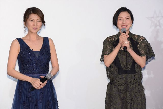 広末涼子、モミの木みたい!?グリーンのドレスで登場（9枚目）