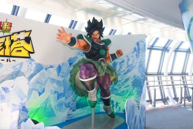 「ドラゴンボール超ブロリー超天空塔」はフォトスポットがいっぱい！（7枚目）