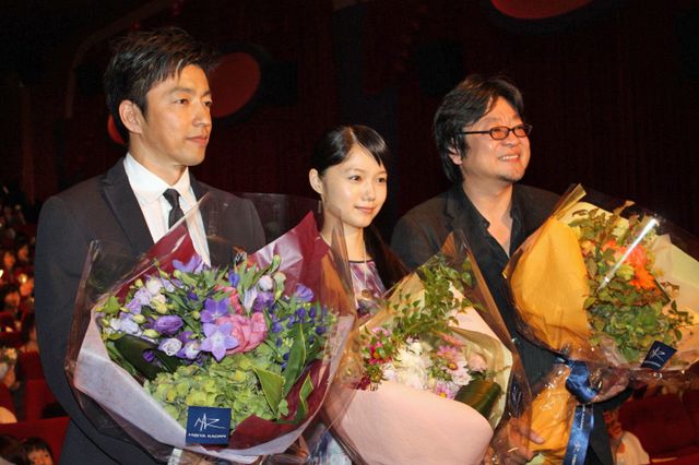宮崎あおい＆大沢たかおが出席！映画『おおかみこどもの雨と雪』大ヒット御礼舞台あいさつフォトギャラリー（7枚目）