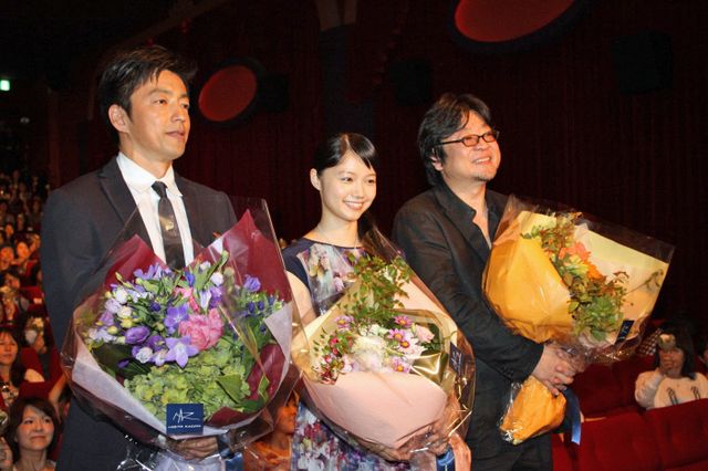 宮崎あおい＆大沢たかおが出席！映画『おおかみこどもの雨と雪』大ヒット御礼舞台あいさつフォトギャラリー（9枚目）