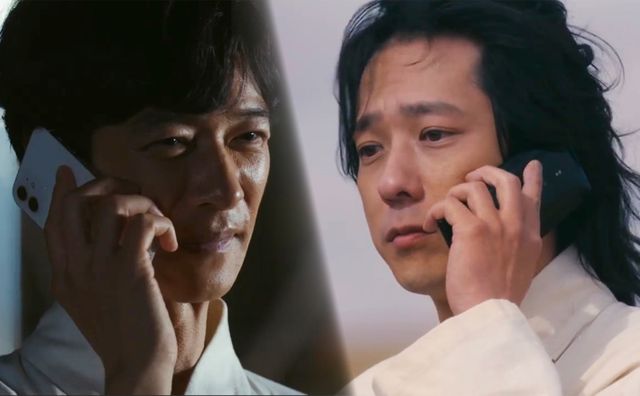 「VIVANT」第1シーズン最終話より、初公開となる乃木憂助（堺雅人）とノコル（二宮和也）のカット