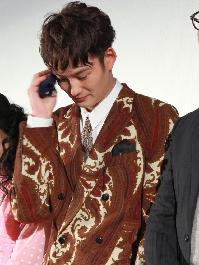 岡田将生、汗止まらず！映画『オー!ファーザー』舞台あいさつフォトギャラリー（9枚目）