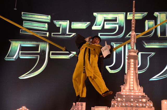 カンニング竹山、逆バンジーに挑戦！『ミュータント・タートルズ』公開アフレコフォトギャラリー：フォトギャラリー