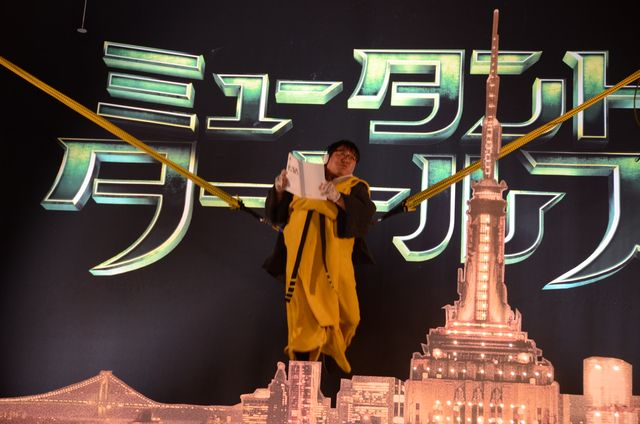 カンニング竹山、逆バンジーに挑戦！『ミュータント・タートルズ』公開アフレコフォトギャラリー（18枚目）