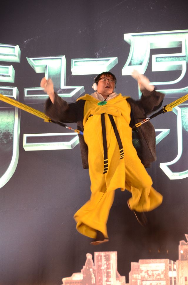 カンニング竹山、逆バンジーに挑戦！『ミュータント・タートルズ』公開アフレコフォトギャラリー（19枚目）