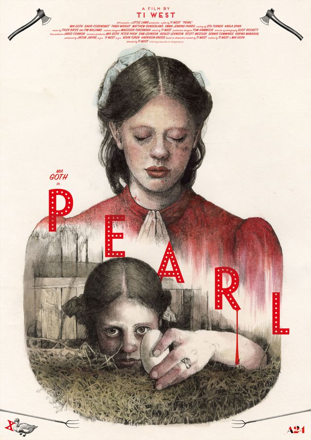 『Pearl パール』主人公パールを描いた日本版オルタナティブポスター